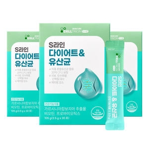 셀트리온스킨큐어 이너랩 S라인 다이어트 유산균 30포 (3개)_이미지