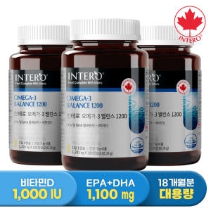 인테로 오메가3 밸런스 1200 180캡슐 (3개)_이미지