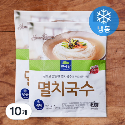 면사랑 멸치국수 273g (10개)_이미지