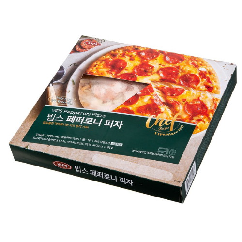 CJ푸드빌 빕스 클래식 페퍼로니 피자 390g (4개)_이미지