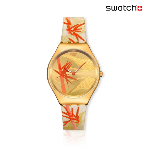 스와치 남녀공용 뱀의 해 GOLDEN RED BAMBOO_SYXZ105_이미지
