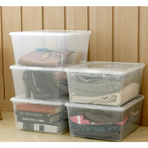 아이리스코리아 투명 플라스틱 리빙박스 OCA-M (5개)_이미지