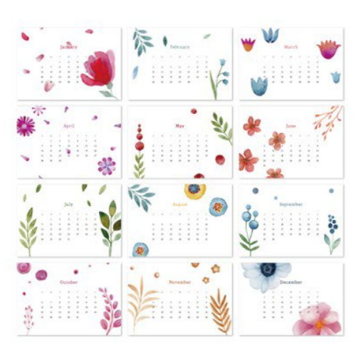 에이블밤부 2023 아트 캘린더 15 Flower