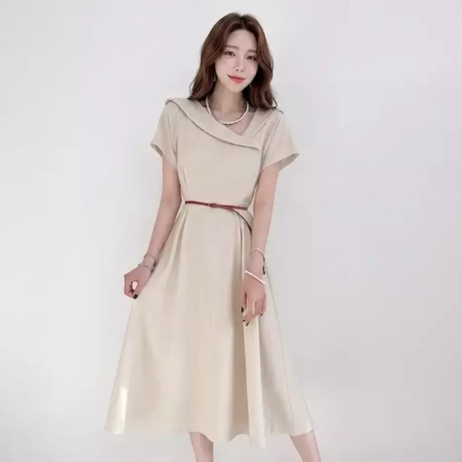 쿠우노 반팔 원피스 ST8346D