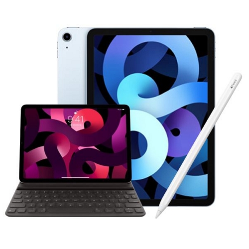 iPad Air 4세대+애플펜슬 2세대,폴리오키보드