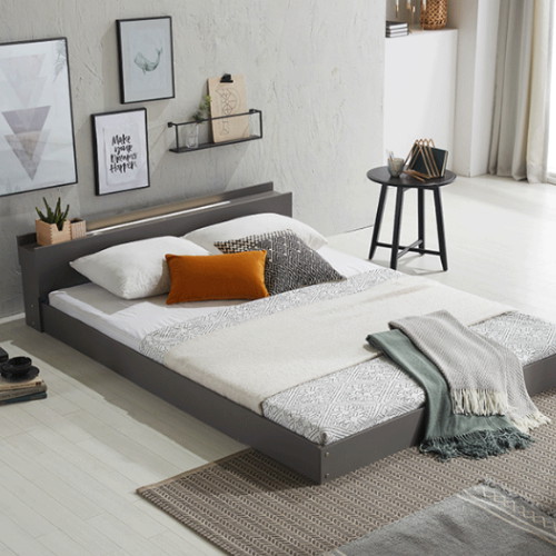 장인가구 오벤 USB 저상형 LED침대 SS (7존독립스프링)