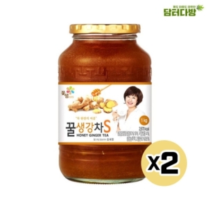 꽃샘식품 꽃샘 꿀생강차 S 1kg (2개)_이미지