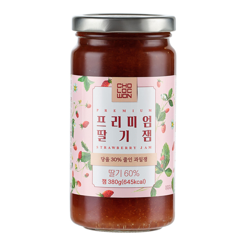 초록원 프리미엄 딸기잼 380g
