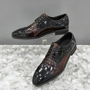 남성 슬림토 에나멜콤비 정장 구두 32HS30GF52 CK-102 2SD JJ