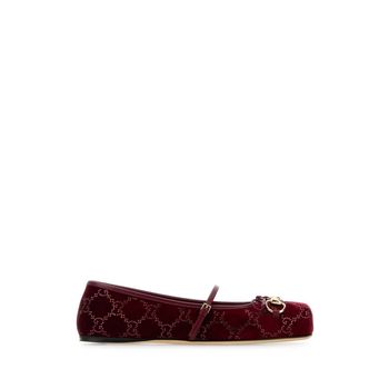  패브릭 가죽 솔 발레 FABRIC UPPER AND LEATHER SOLE BALLET 1037123 149530778