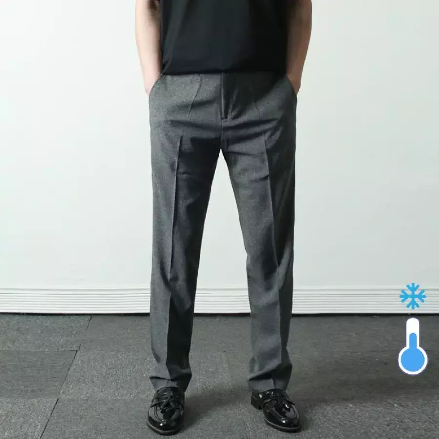 프랭키뉴욕 남자 쿨 슬랙스 시원한 냉감 여름 보카시 남성 아이스 정장바지 차콜 RIC36 11372143
