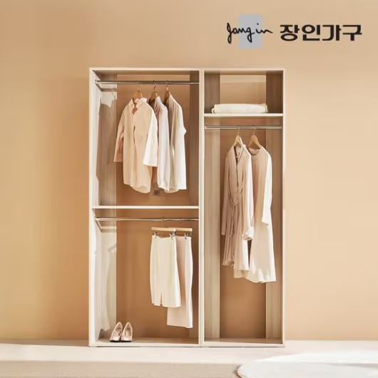 장인가구  올리세 E0 드레스룸 시스템 옷장세트 B 1400