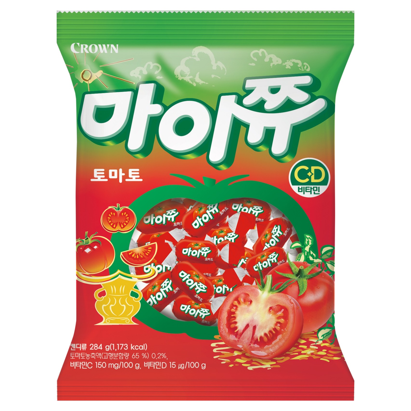 크라운제과 마이쮸 토마토 284g (10개)_이미지