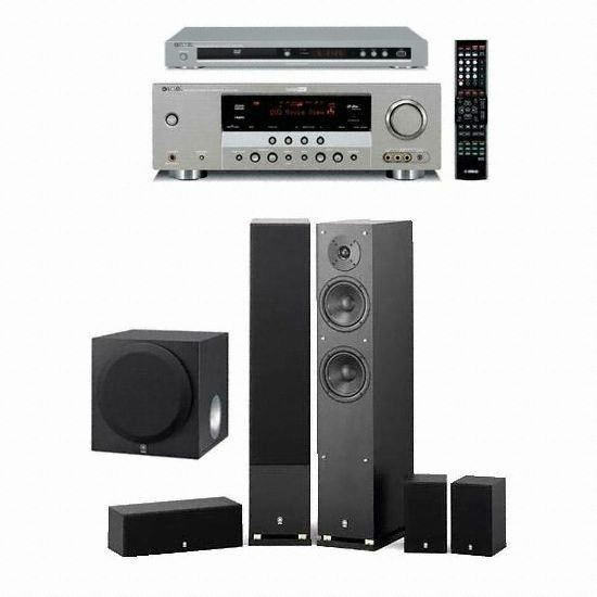 야마하 NS-8900 5.1채널 + 야마하 AV리시버 (RX-V363, DVD-S661, YST-SW012)