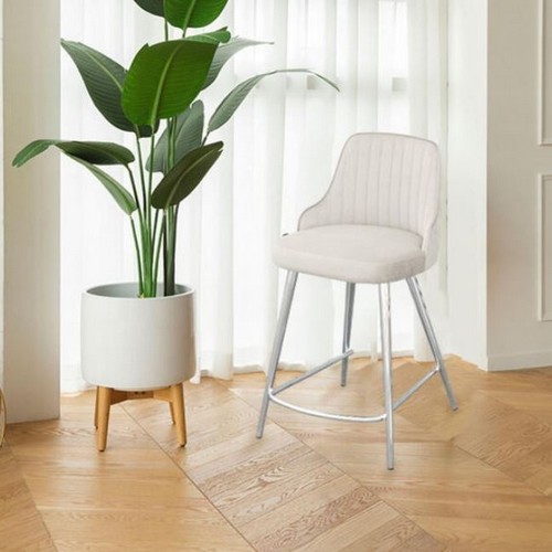 가구느낌 시엘 벨벳 실버 바체어 (2개)_이미지