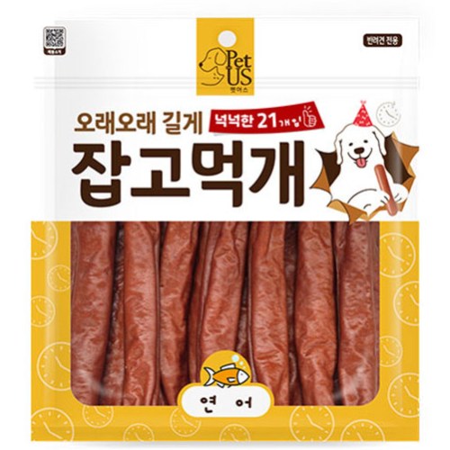 펫어스 잡고먹개 연어 420g (20g x 21p)이미지입니다. 누르면 해당 게시물로 새창이동합니다.