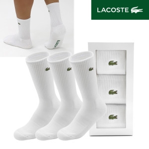 동일드방레 라코스테 베이직 스포츠 하이 삭스 3P RA901B54N001_이미지