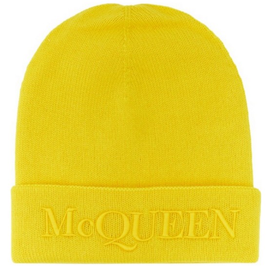 알렉산더맥퀸 로고 비니 663195 4201Q (7100, 옐로우)