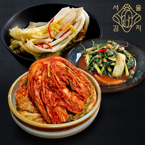 서울김치 이선희 명인 포기 8kg + 백김치 3kg + 열무 2kg (1개)