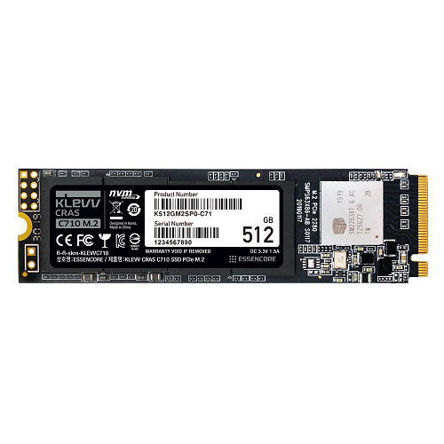 ESSENCORE KLEVV CRAS C710 M.2 NVMe (512GB)