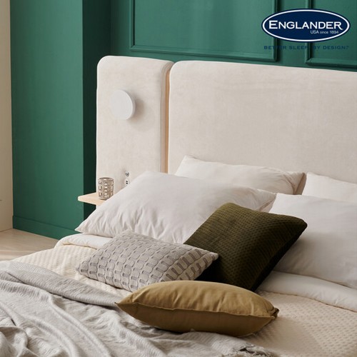 잉글랜더 제이크 유타원단 패브릭 침대 K (Sweet9존필로우탑포켓)_이미지