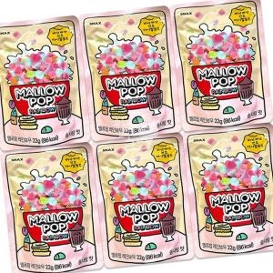 엠디에프앤팩킹 멜로팝 레인보우 22g (6개)_이미지