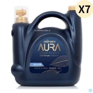 샤프란 아우라 딥센트 화이트플로럴 5.5L (7개)_이미지