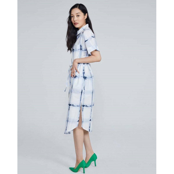 버커루 여성 타이다이 롱기장 셔츠 B222SH700P