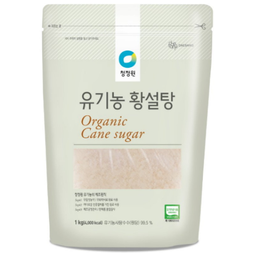대상 청정원 유기농 황설탕 1kg (5개)