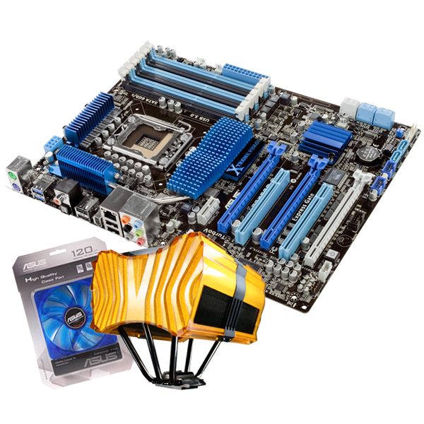 ASUS P6X58D-E Level Up (Axe Square LGA1366 + 120mm팬) STCOM
