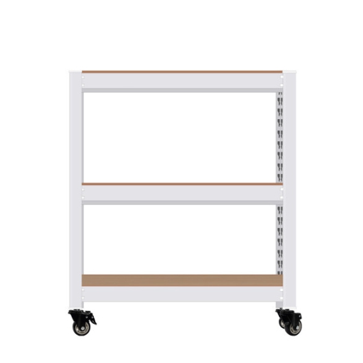 영진산업 홈던트하우스 3단 이동식 앵글선반 1100x500 (135cm(높이))