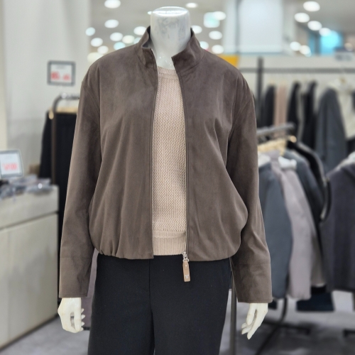 레노마레이디스 레더 스웨이드 점퍼 R2H11LJP010_이미지