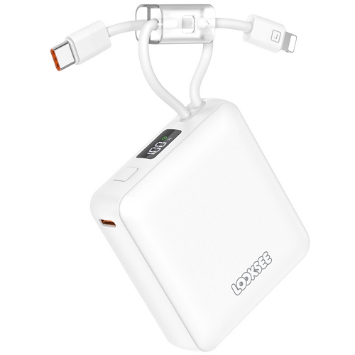 룩씨 케이블 스트랩 보조배터리 LS-PB10C8PD22 10000mAh_이미지