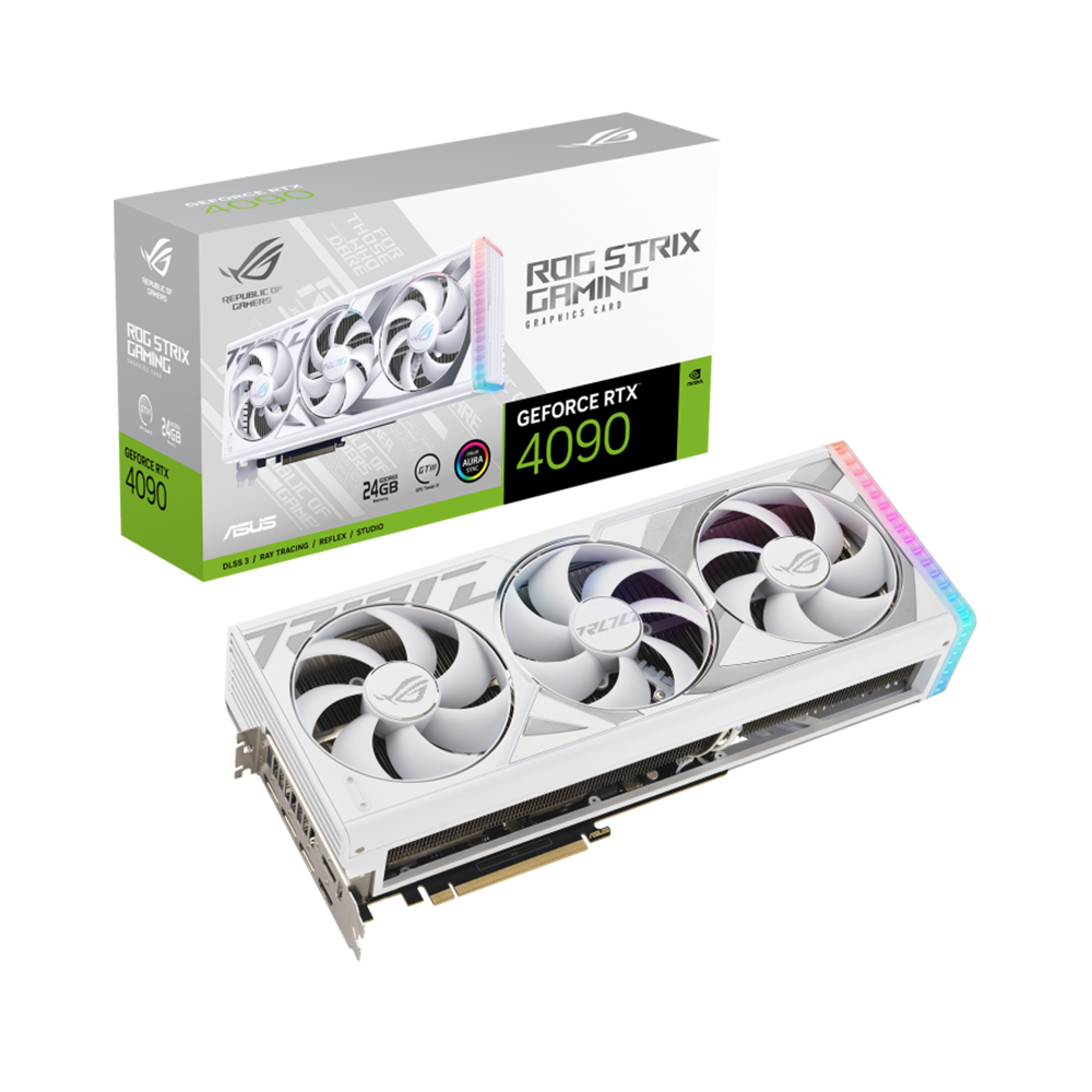 ASUS ROG STRIX 지포스 RTX 4090 GAMING D6X 24GB White 인텍앤컴퍼니