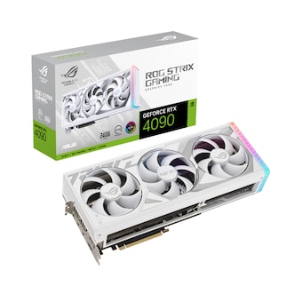 ASUS ROG STRIX 지포스 RTX 4090 GAMING D6X 24GB White 인텍앤컴퍼니