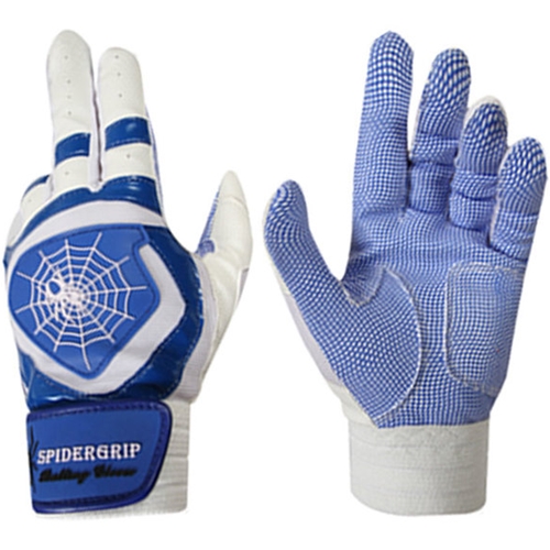 스파이더그립 배팅장갑 화이트블루