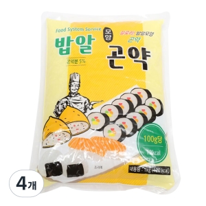 밥알 모양 곤약 1kg 4개