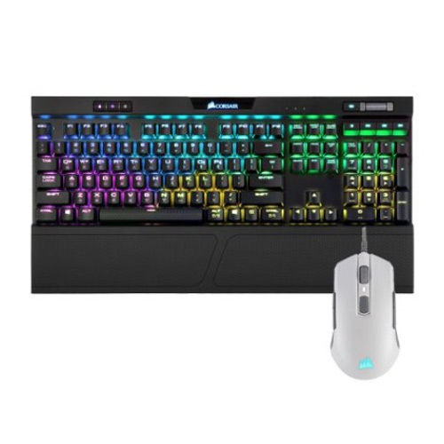 CORSAIR CORSAIR K70 RGB MK.2 + M55 RGB PRO WHITE