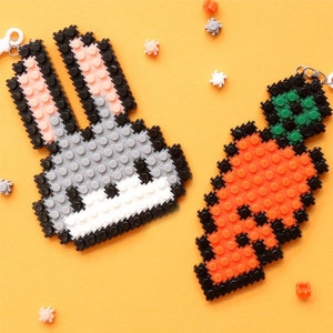 [불명] 8mm 디폼블럭 동물 토끼와당근   어린이 초등 DIY