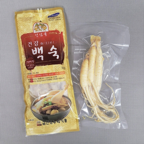 인삼골 건강 백숙 70g + 삼계삼 3뿌리