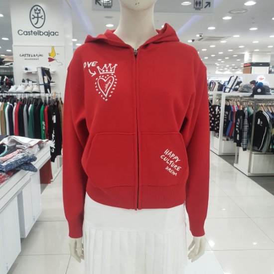 까스텔바작 자수 포인트 지퍼 후드 가디건 BGCFSJ504RE이미지입니다. 누르면 해당 게시물로 새창이동합니다.