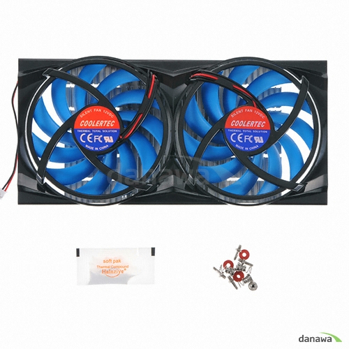 COOLERTEC CTV-B16 DUAL BLUE-SILENT