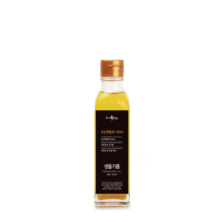  증안리약초마을 생 들기름 180ml [1개]
