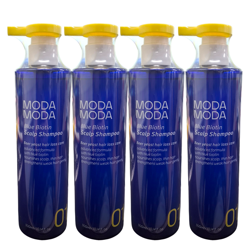 모다모다 블루비오틴 스칼프샴푸 300ml (4개)_이미지