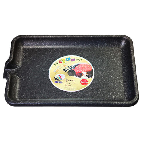 [불명] 덕흥산업 4중마블코팅 블레스 사각오리불판이미지입니다. 누르면 해당 게시물로 새창이동합니다.