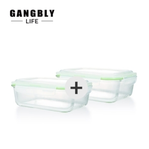  강블리라이프 블링락G 직사각형 밀폐용기 150ml [2개]