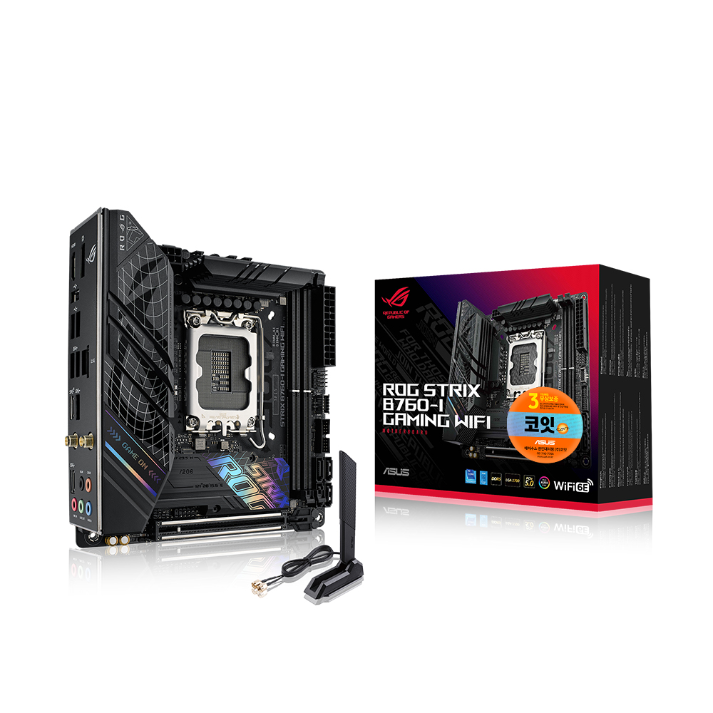 ASUS ROG STRIX B760-I GAMING WIFI 코잇이미지입니다. 누르면 해당 게시물로 새창이동합니다.