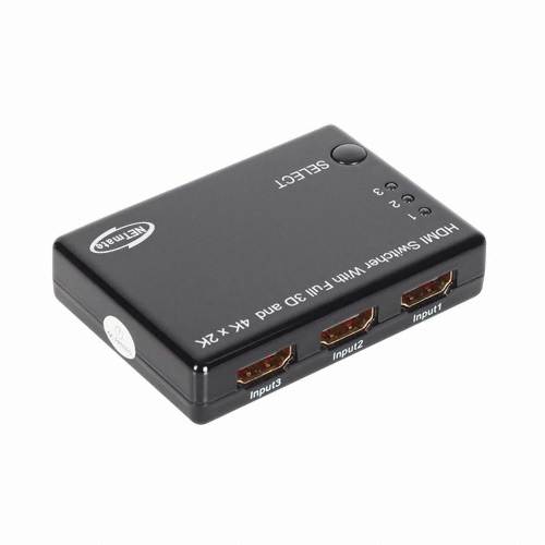 강원전자 NETmate 4K 지원 HDMI 3:1 선택기 (NM-HS302)