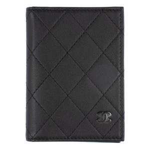 샤넬 몬플 CC로고 남녀공용 카드지갑 블랙 AP3822_이미지