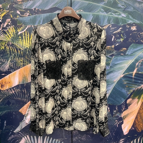 르니앤맥코이 레이스포켓소식헨리넥블라우스MM10BL407_IC